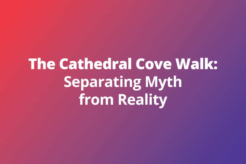 The Cathedral Cove Walk: Separating Myth from Reality